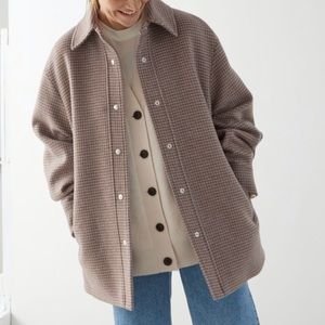 & Other Stories Oversized Shirt Jacket